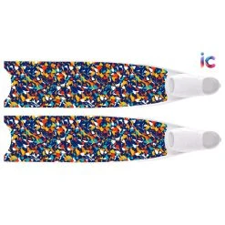 Palmes De Plongée Fibre De Verre CALEIDOSCOP BI-FINS LEADERFINS