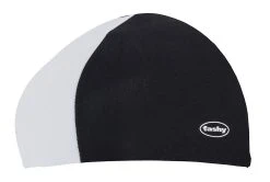 BONNET DE BAIN TISSU NOIR / BLANC FASHY