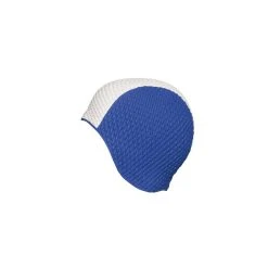 Bonnet De Bain Gaufré BUBBLE CAP BLEU MARINE / BLANC FASHY