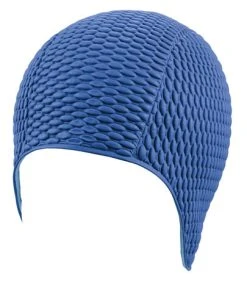 Bonnet De Bain Gaufré BUBBLE CAP BLEU BECO