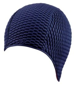 Bonnet De Bain Gaufré BUBBLE CAP BLEU MARINE BECO