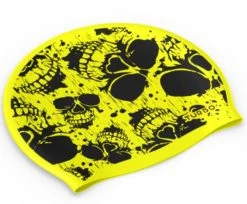 Bonnet De Bain Silicone ALL SKULLS TURBO