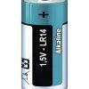 PILE BÂTON ALCALINE LR14 - LOT DE 2