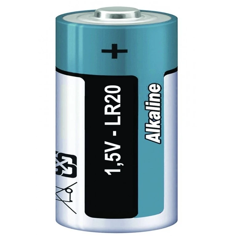 PILE BÂTON ALCALINE LR20 - LOT DE 2 1 PILE BÂTON ALCALINE LR20 - LOT DE 2