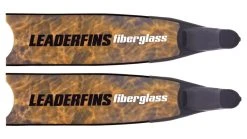 Palmes De Plongée Fibre De Verre BROWN CAMOUFLAGE FINS LEADERFINS