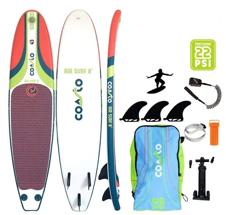 Stand Up Paddle Board AIR SURF 8' (AILERONS AMOVIBLES) COASTO 3 Stand Up Paddle Board AIR SURF 8' (AILERONS AMOVIBLES) COASTO – Image 3