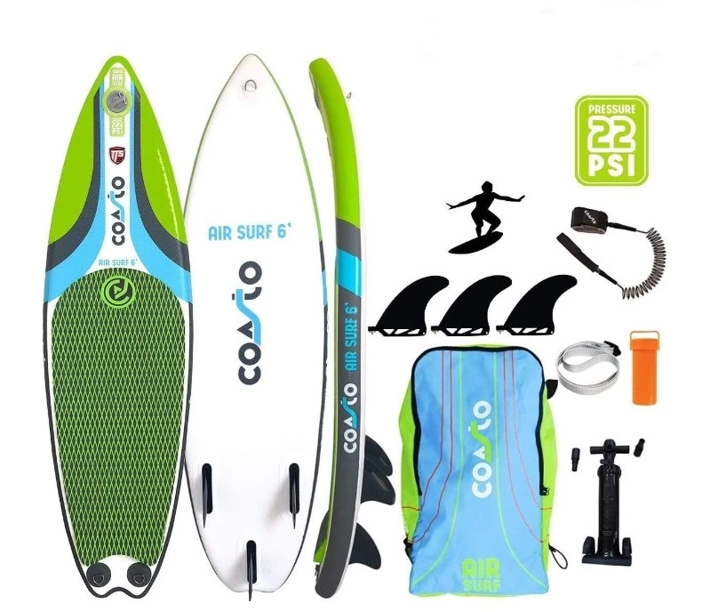 Stand Up Paddle Board AIR SURF 6' (AILLERONS AMOVIBLES) COASTO 3 Stand Up Paddle Board AIR SURF 6' (AILLERONS AMOVIBLES) COASTO – Image 3