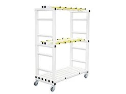 CHARIOT DE RANGEMENT DOUBLE POUR CEINTURES D'AQUAGYM EN PVC GOLFINHO