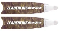 Alternative view of Palmes De Plongée Fibre De Verre GREEN CAMOUFLAGE FINS LEADERFINS