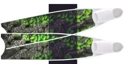 Alternative view of Palmes De Plongée Fibre De Verre ECO SEMI-TRANSPARENT BI-FINS LEADERFINS