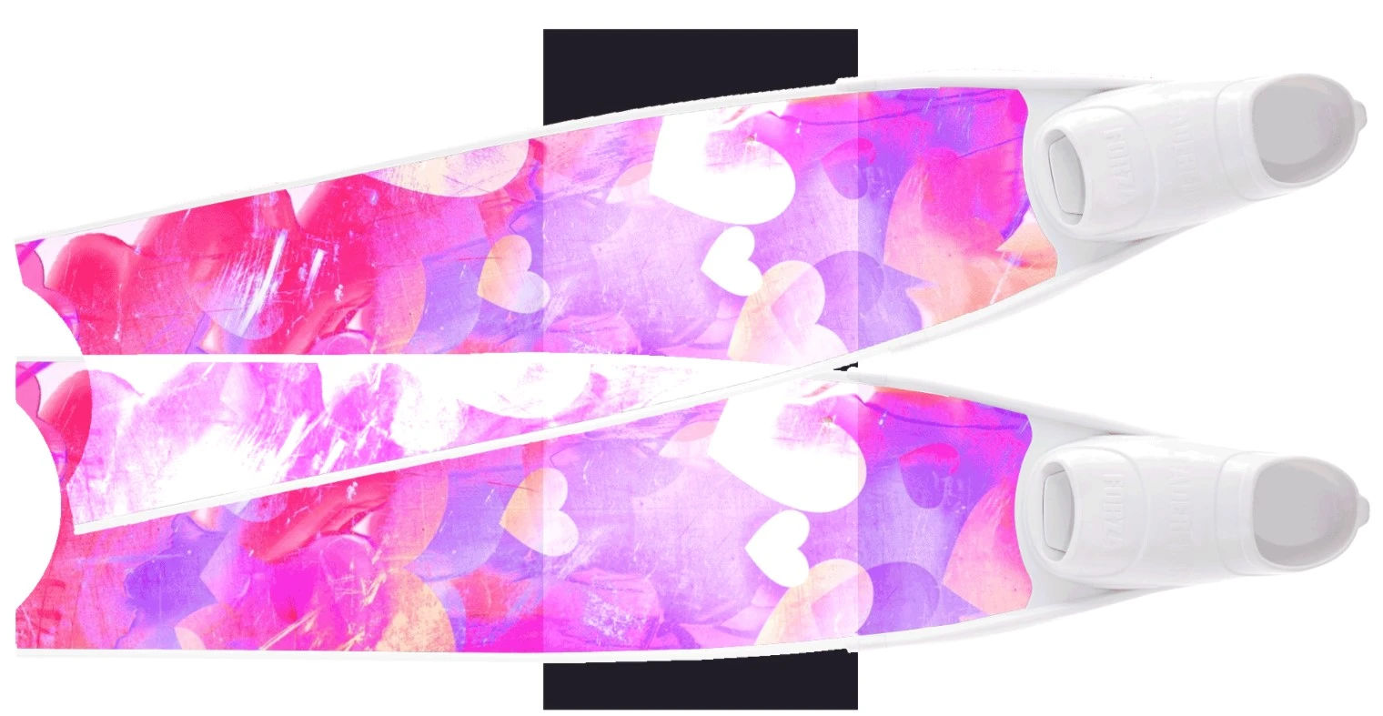 Palmes De Plongée Fibre De Verre WATERCOLOUR SEMI-TRANSPARENT BI-FINS LEADERFINS 2 Palmes De Plongée Fibre De Verre WATERCOLOUR SEMI-TRANSPARENT BI-FINS LEADERFINS – Image 2