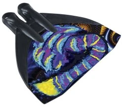 Alternative view of MONOPALME AVEC ANGLE HYPER CAT FIBRE DE VERRE / CARBONE LEADERFINS