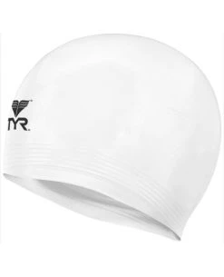 BONNET DE BAIN ENFANT SOLID LATEX BLANC TYR