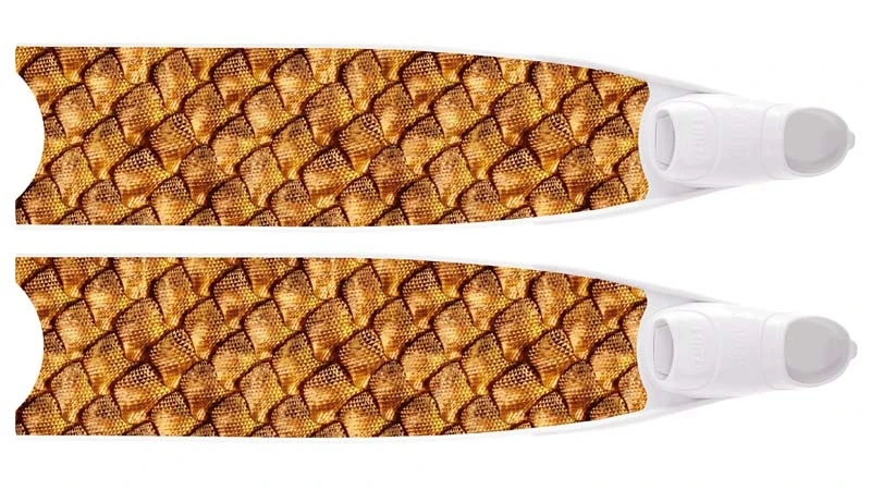 Palmes De Plongée GOLD REPTILE BI-FINS LEADERFINS 1 Palmes De Plongée GOLD REPTILE BI-FINS LEADERFINS
