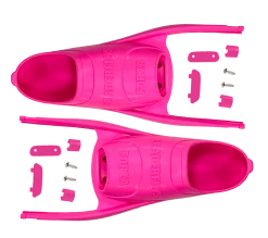 CHAUSSONS FORZA + ENSEMBLE DE MONTAGE POUR PALMES DE PLONGEE LEADERFINS -LEADERFINS Magasin leaderfins forza foot pocket pink colour