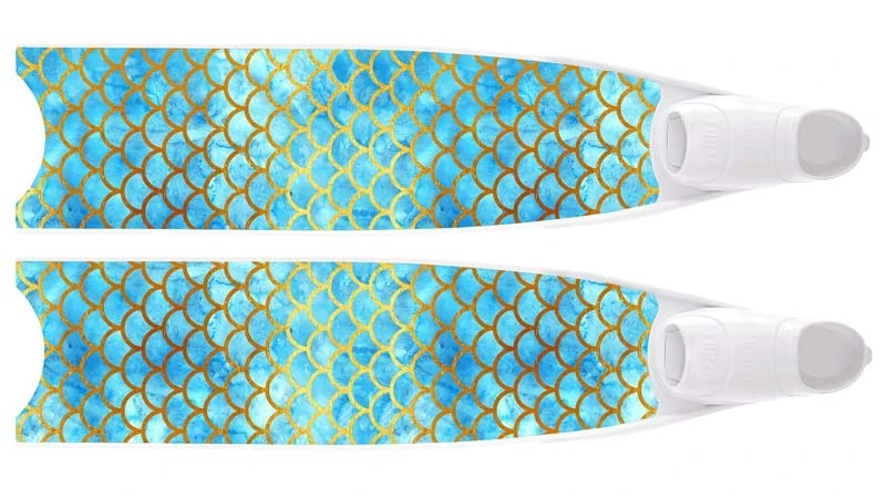 Palmes De Plongée Fibre De Verre MERMAID BLUE SEMI TRANSPARENT BI-FINS LEADERFINS 1 Palmes De Plongée Fibre De Verre MERMAID BLUE SEMI TRANSPARENT BI-FINS LEADERFINS