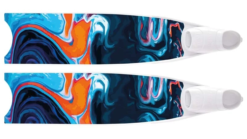 Palmes De Plongée Fibre De Verre LIQUID MARBLE SEMI TRANSPARENT BI-FINS LEADERFINS 1 Palmes De Plongée Fibre De Verre LIQUID MARBLE SEMI TRANSPARENT BI-FINS LEADERFINS