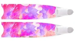 Palmes De Plongée Fibre De Verre WATERCOLOUR SEMI-TRANSPARENT BI-FINS LEADERFINS
