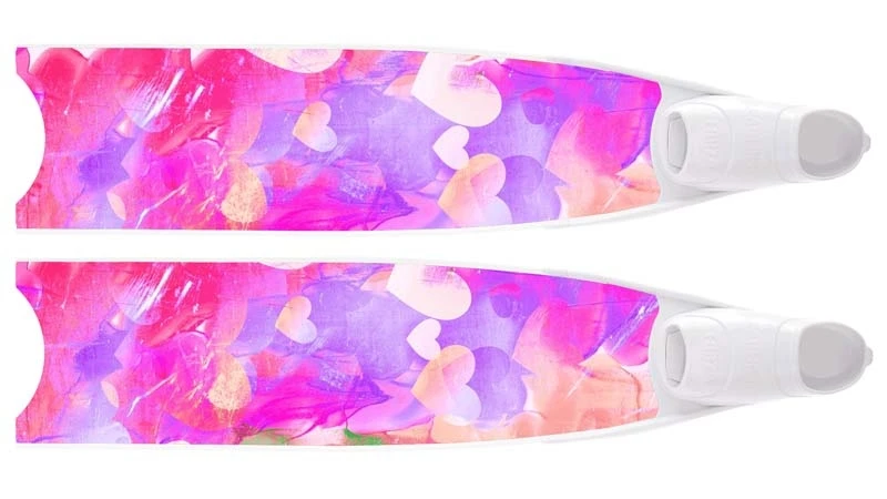 Palmes De Plongée Fibre De Verre WATERCOLOUR SEMI-TRANSPARENT BI-FINS LEADERFINS 1 Palmes De Plongée Fibre De Verre WATERCOLOUR SEMI-TRANSPARENT BI-FINS LEADERFINS