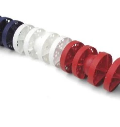 LIGNE DE NAGE MOSCOU AVEC MICRO FLOTTEURS - DISQUES Ø100MM - SUR CABLE EN ACIER INOXYDABLE -LEADERFINS Magasin moscow4 2