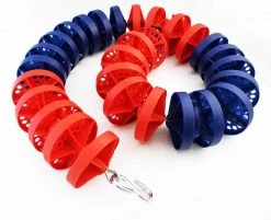 LIGNE DE NAGE MOSCOU AVEC MICRO FLOTTEURS - DISQUES Ø100MM - SUR CORDE NYLON -LEADERFINS Magasin moscow 3