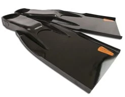 Palmes De Sauvetage Avec Angle SAVER 160 FIBRE DE VERRE NOIR LEADERFINS