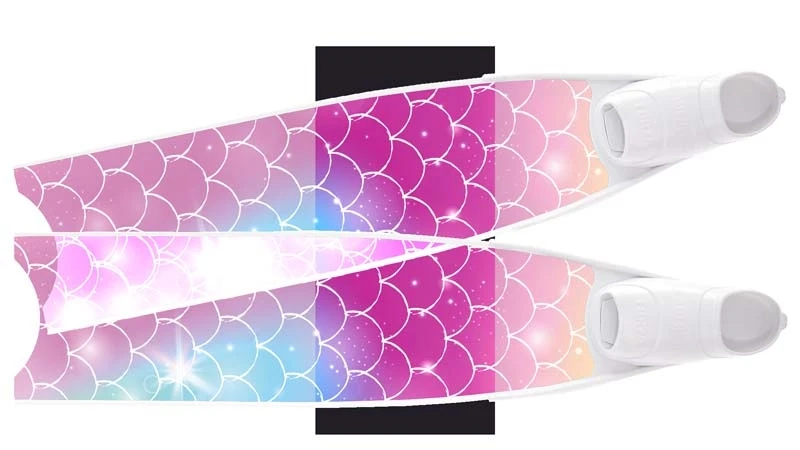 Palmes De Plongée Fibre De Verre MERMAID SEMI-TRANSPARENT BI-FINS LEADERFINS 2 Palmes De Plongée Fibre De Verre MERMAID SEMI-TRANSPARENT BI-FINS LEADERFINS – Image 2